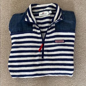 Vineyard Vines Striped Quarter Zip
